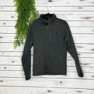 The North Face Full Zip Men’s Dark Gray Soft Shell Apex Jacket Coat Size Small